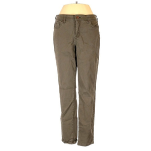 Jessica Simpson 27 olive green‎ relaxed mid rise skinny crop jeans